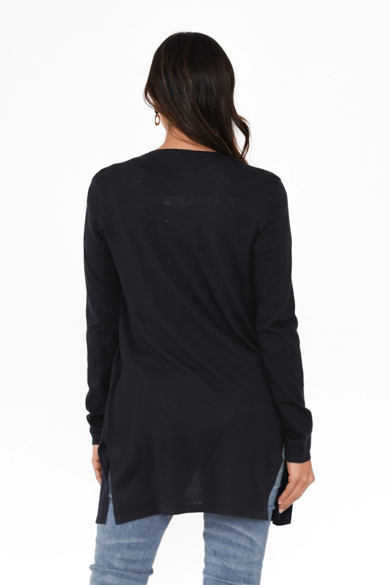 Adeline Navy Lightweight Cardigan - Image 4