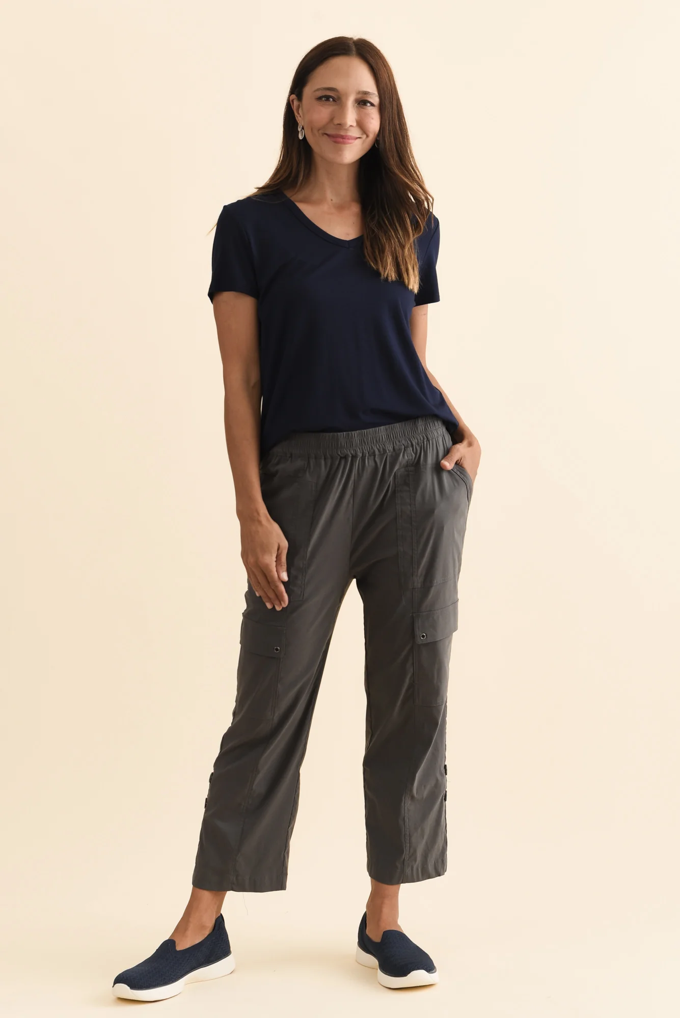 Air-Lite Charcoal Stretch Cargo Pants - Image 7