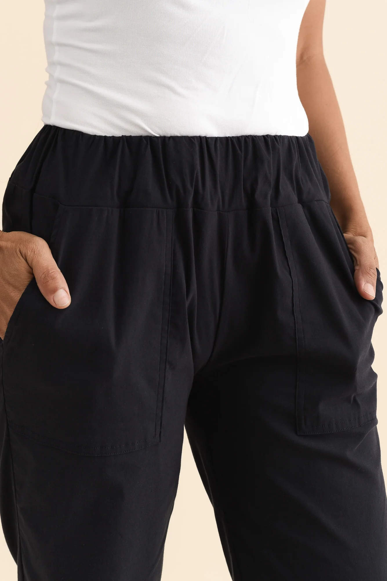 Air-Lite Navy Stretch Pocket Pants - Image 5