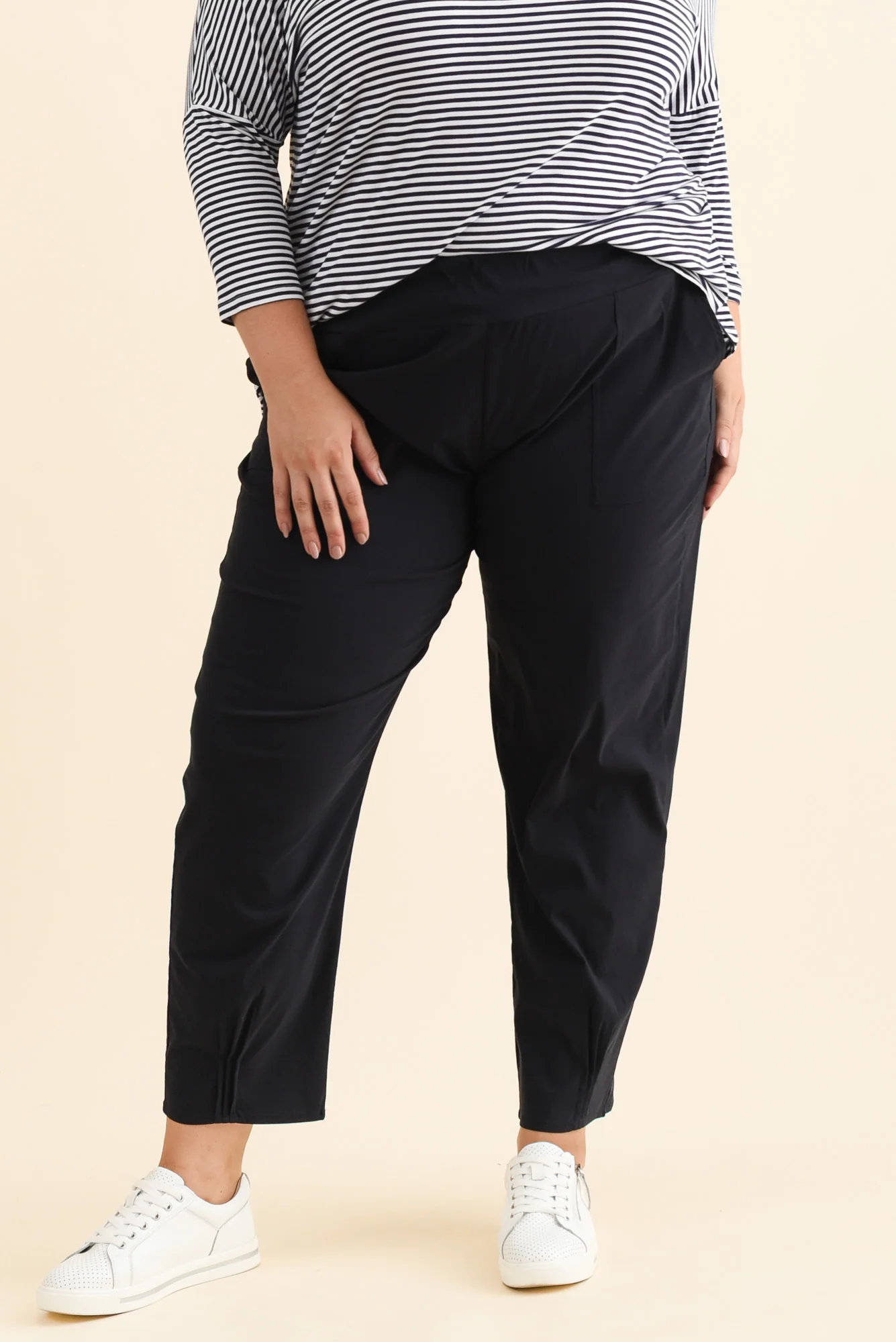 Air-Lite Navy Stretch Pocket Pants - Image 7