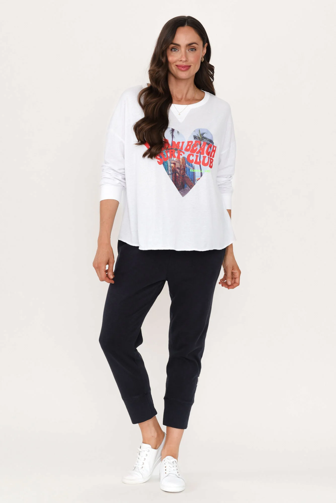 Anula White Heart Cotton Top - Image 8