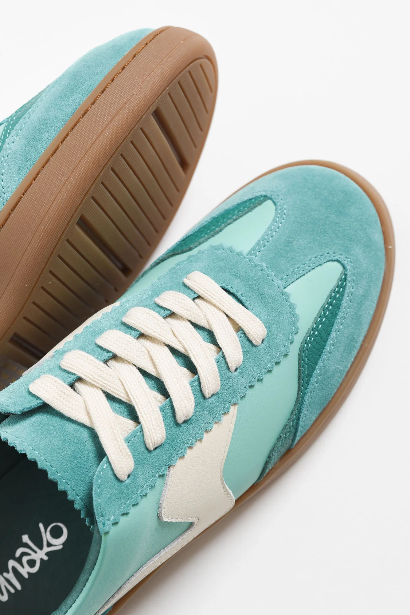 Castro Green Suede Leather Sneaker - Image 3