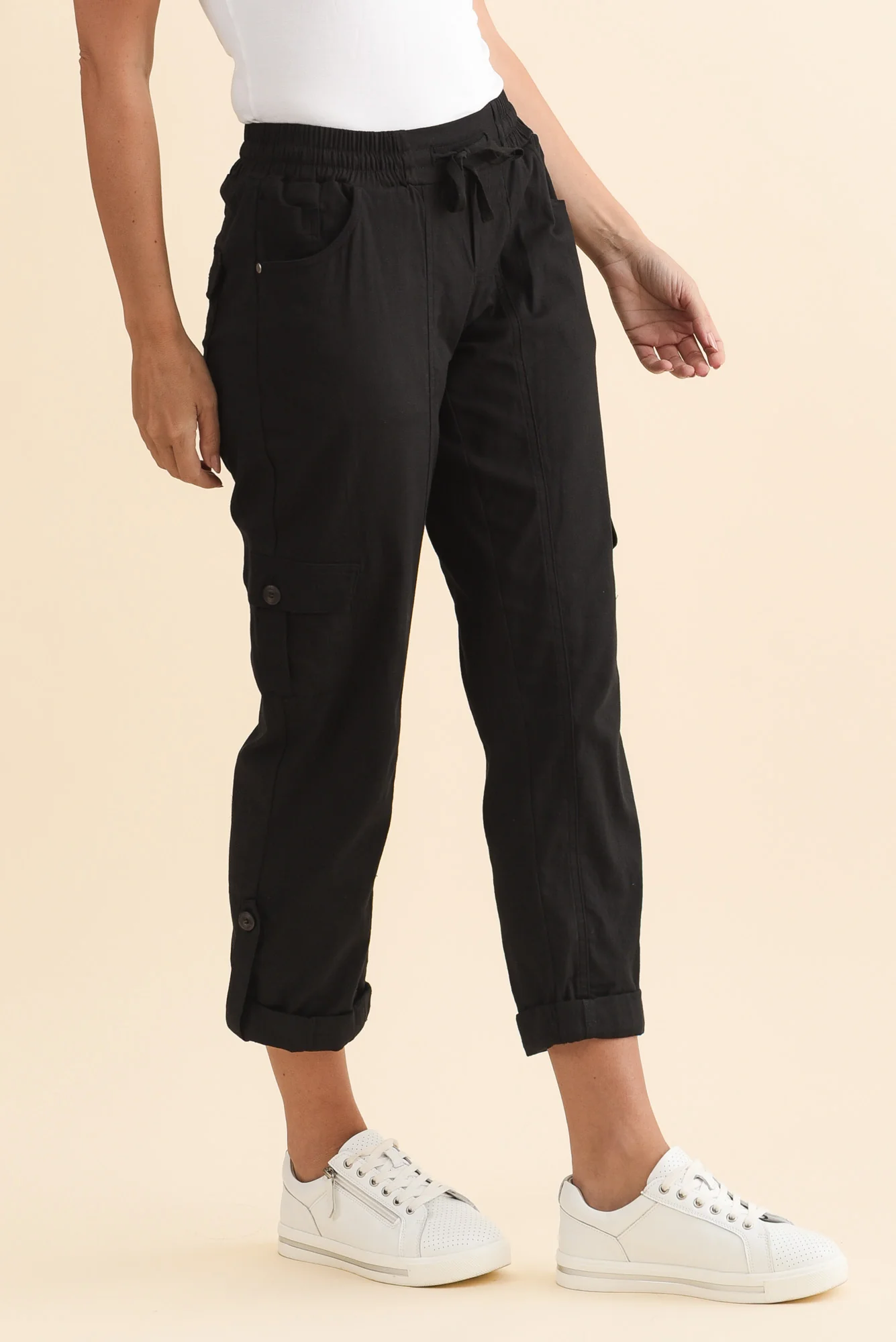 Colette Black Cargo Pants - Image 4