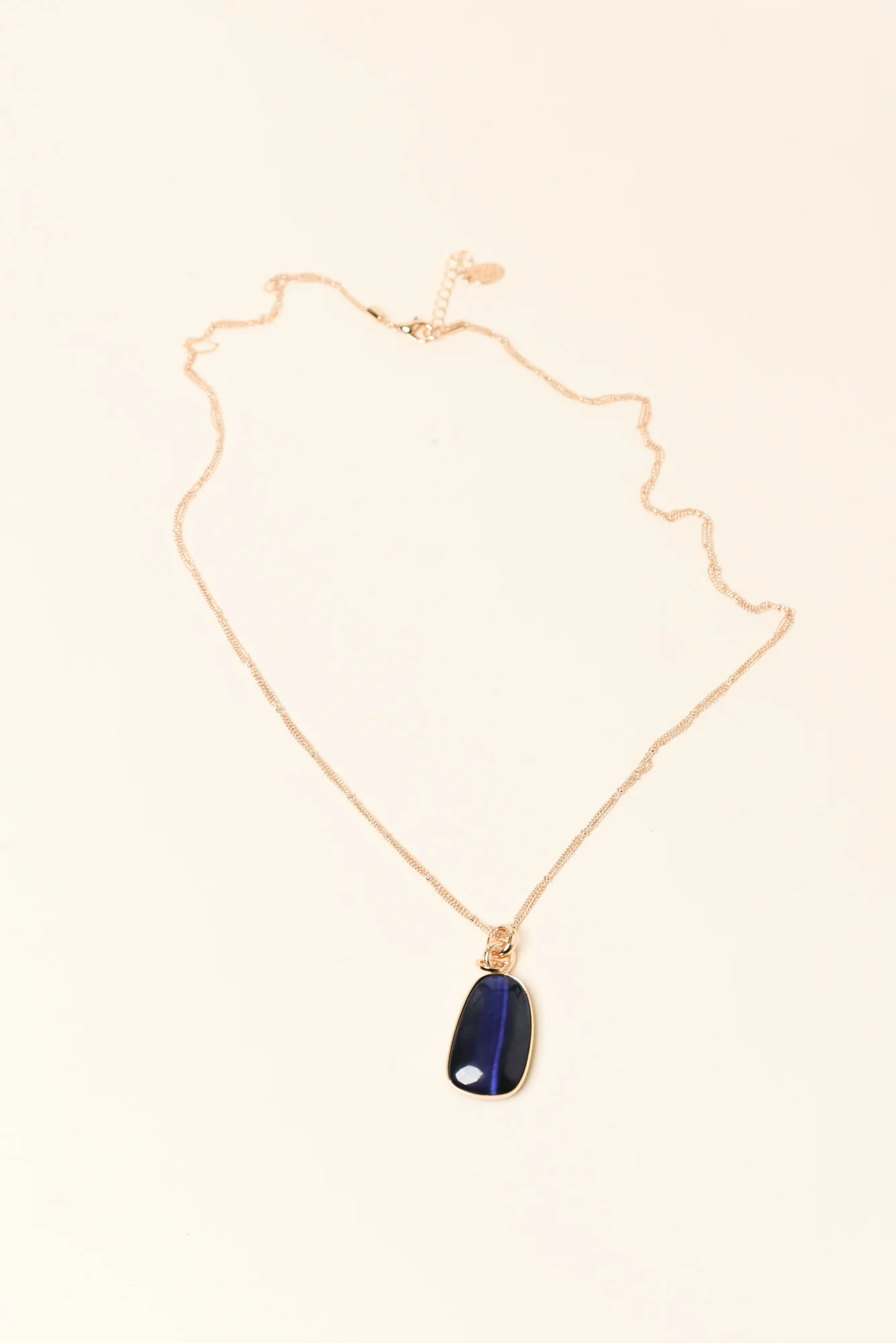 Fable Blue Pendant Necklace