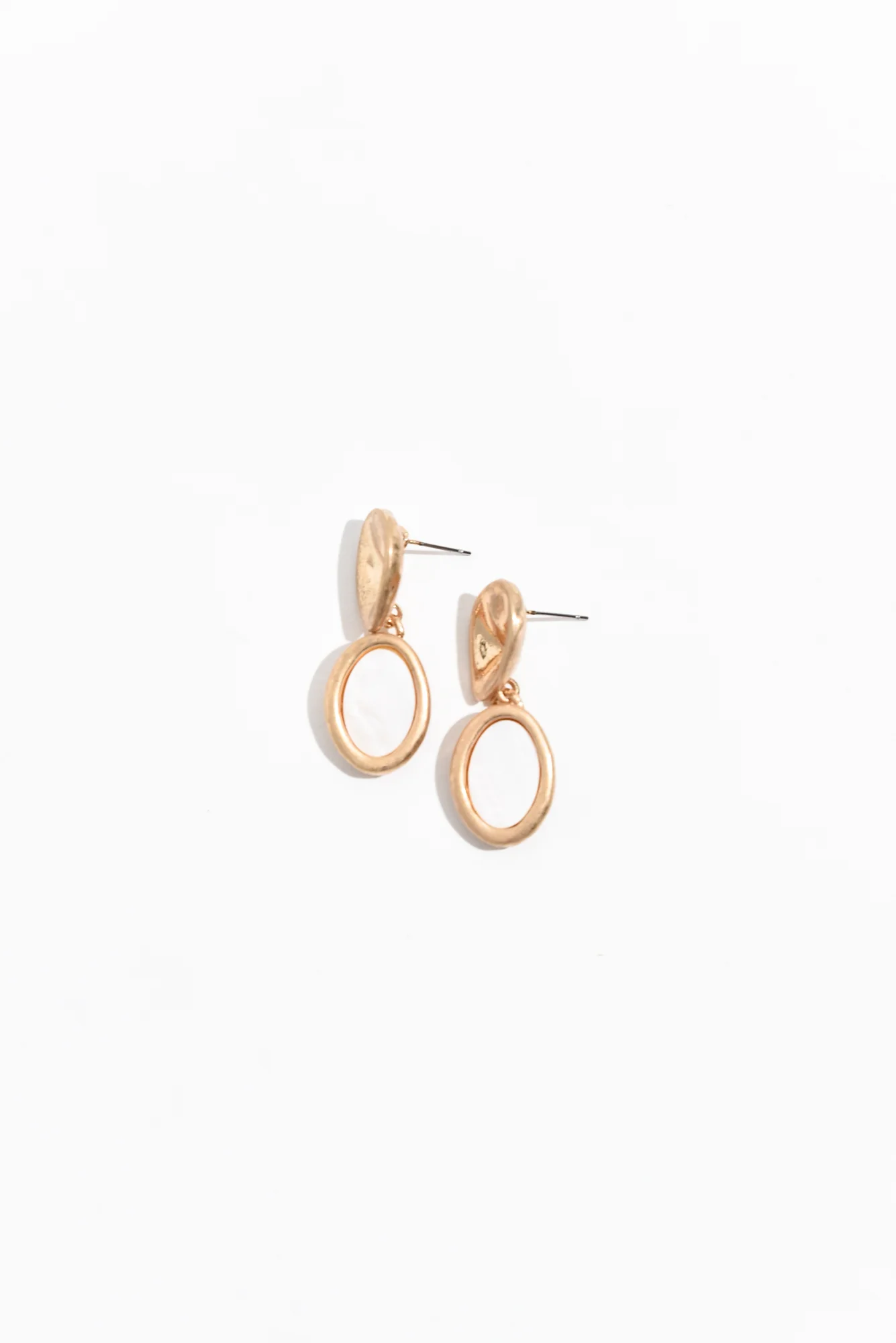Felitia Gold Disc Drop Earrings