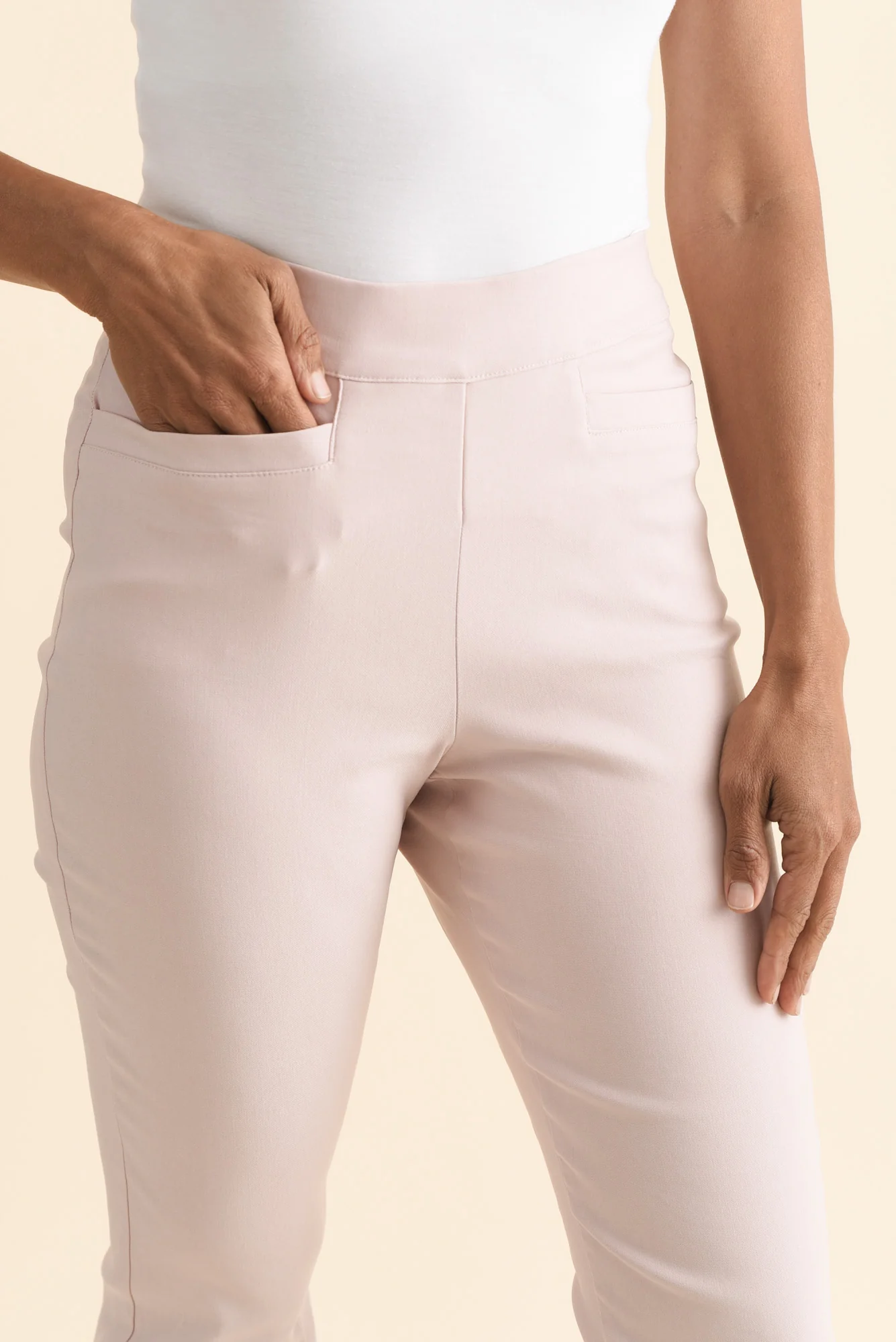 Giselle Blush Stretch Pants - Image 5