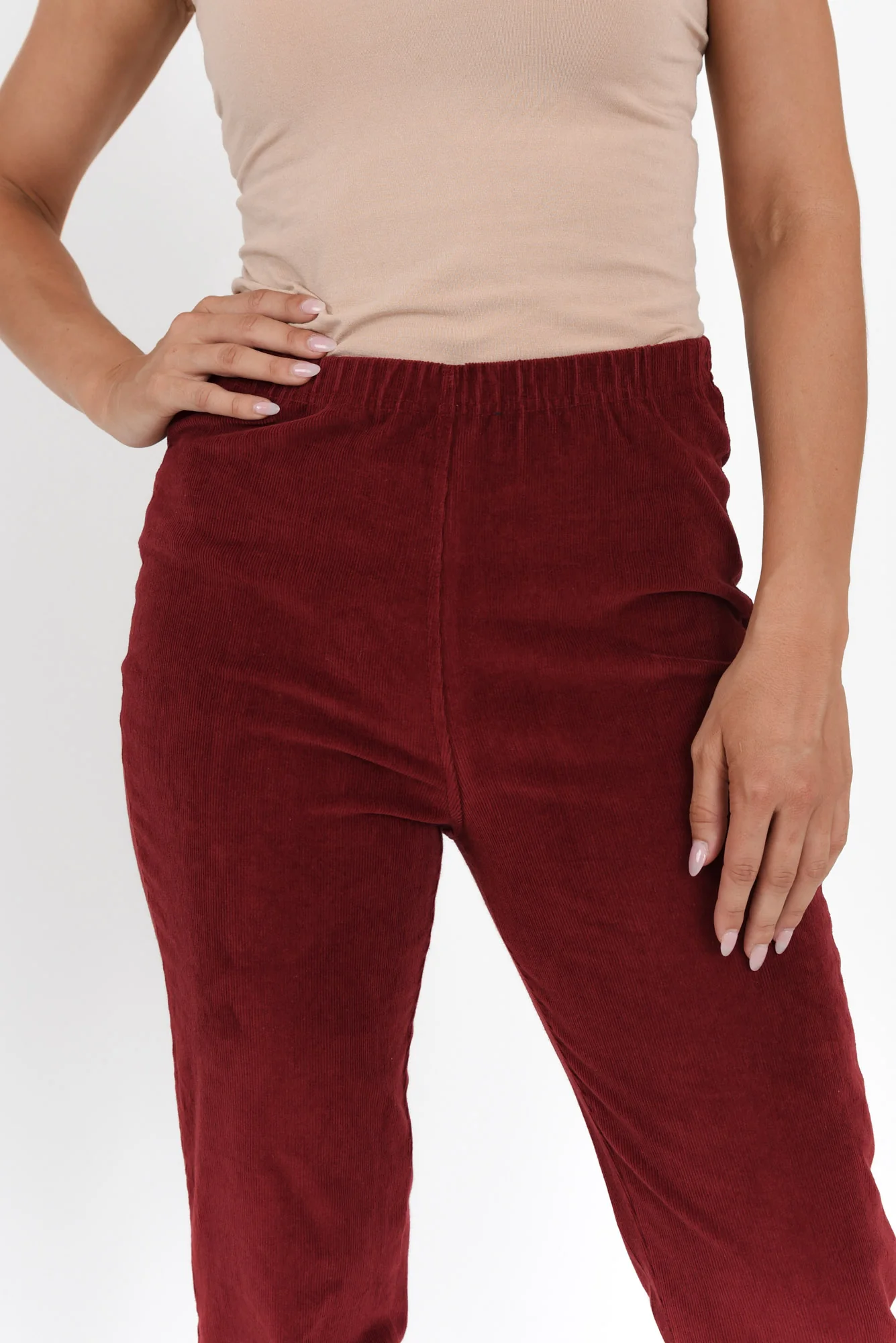 Jagger Rust Cotton Stretch Pants - Image 5