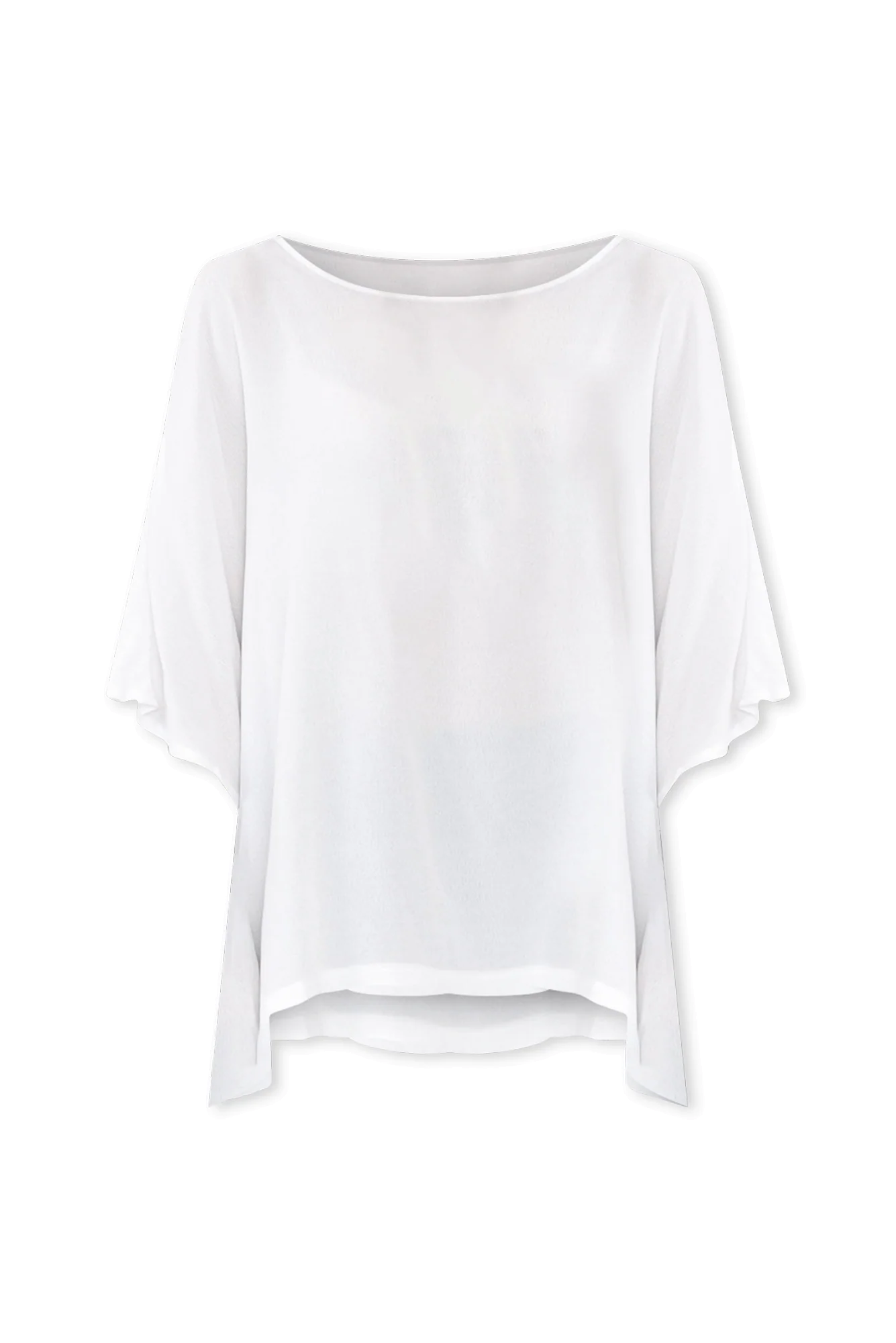 Mali White Drape Top - Image 3