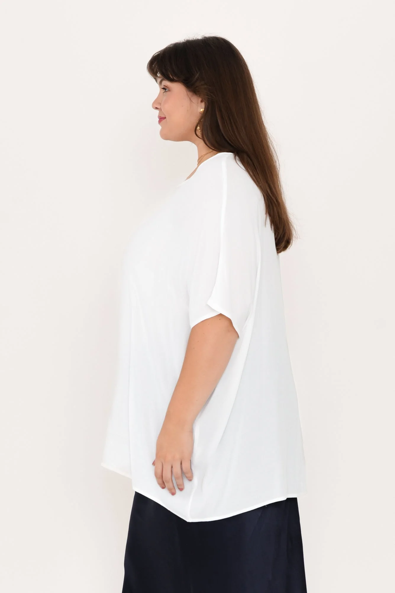 Mali White Drape Top - Image 9