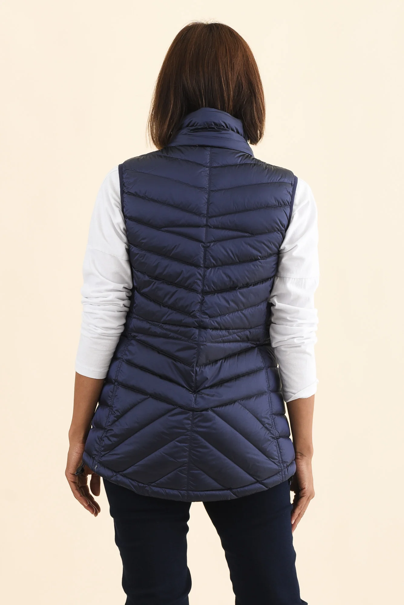 Maryclaire Navy Down Puffer Vest - Image 5