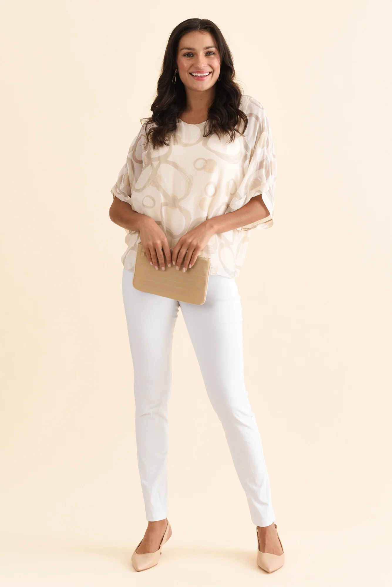 Olympia White Straight Pants - Image 4
