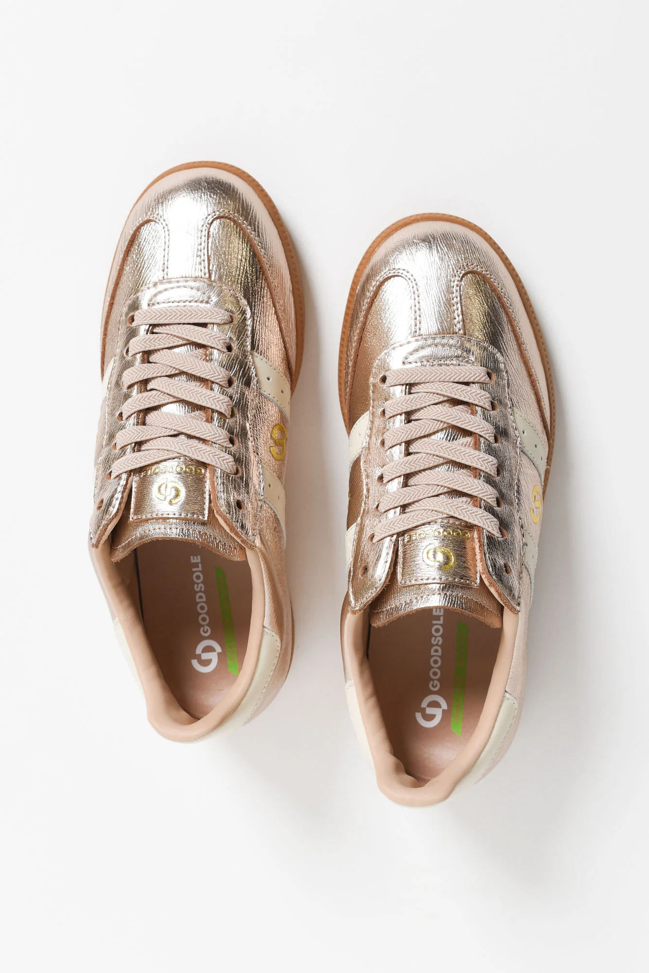 Parallel Rose Gold Contrast Leather Sneaker - Image 5