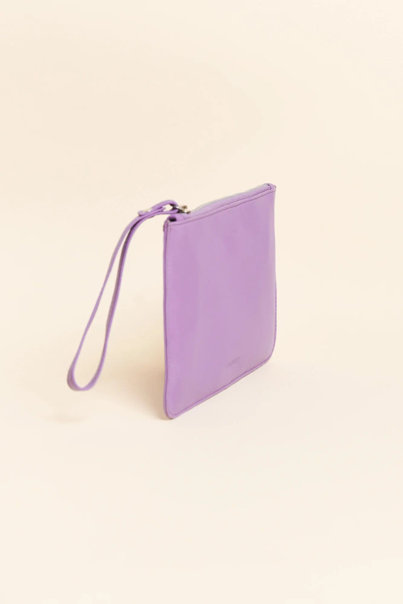 Queens Lilac Leather Clutch - Image 2