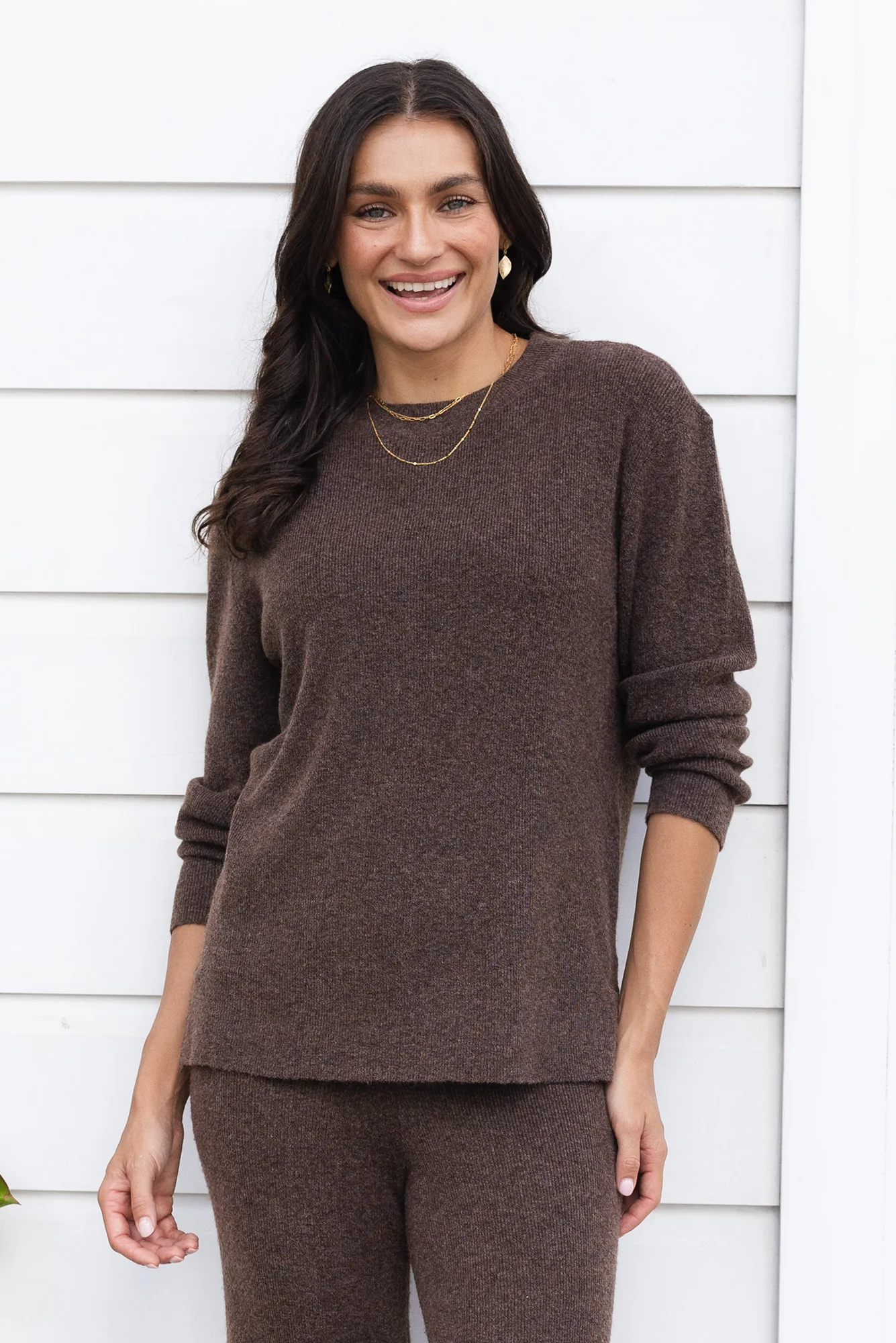 Ruby Chocolate Knit Sweater