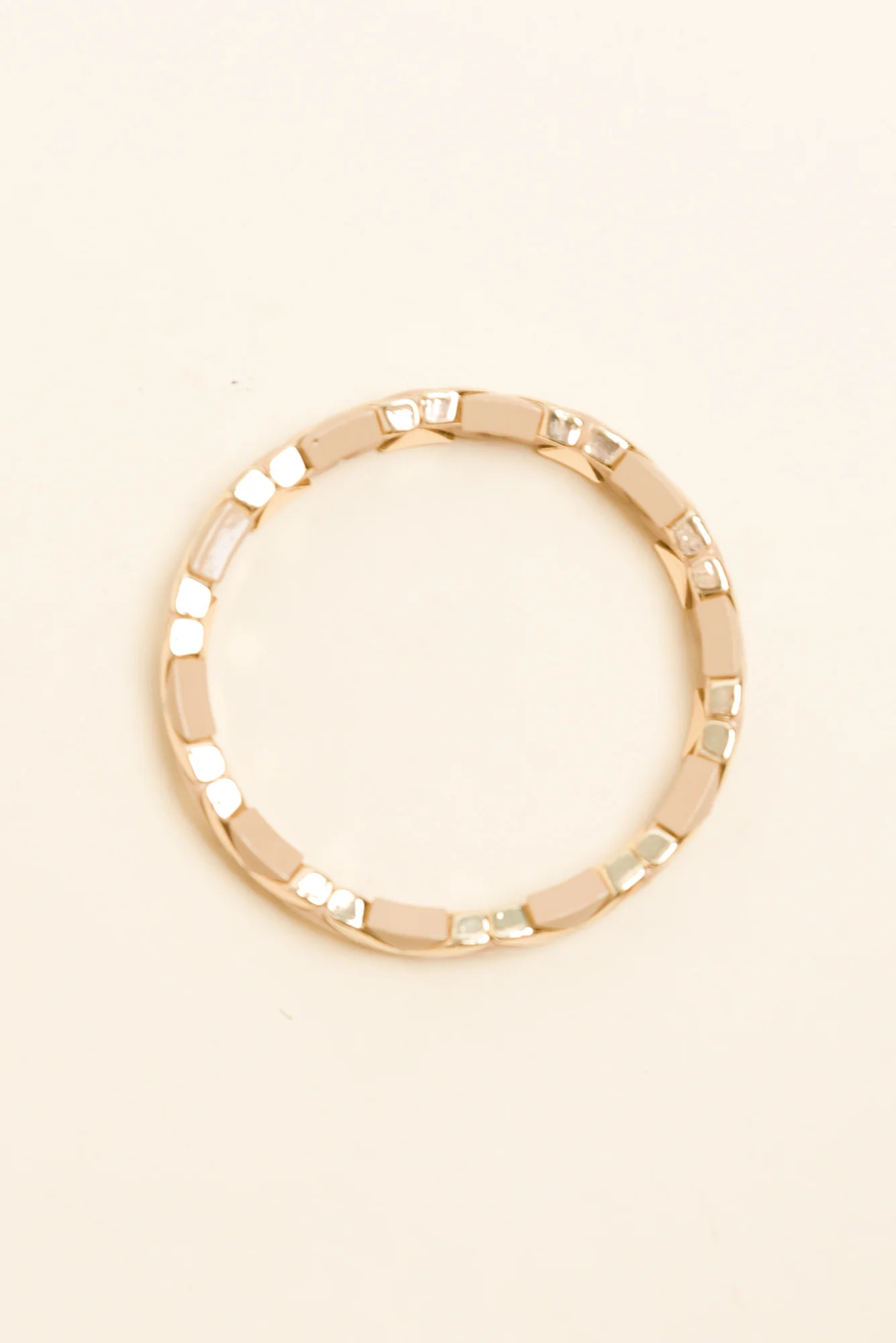 Sasha Mocha Chevron Beaded Bracelet - Image 2