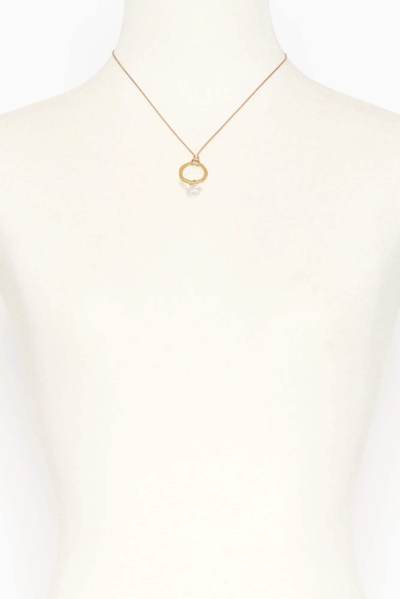 Sofia Gold Bird Cord Necklace - Image 2