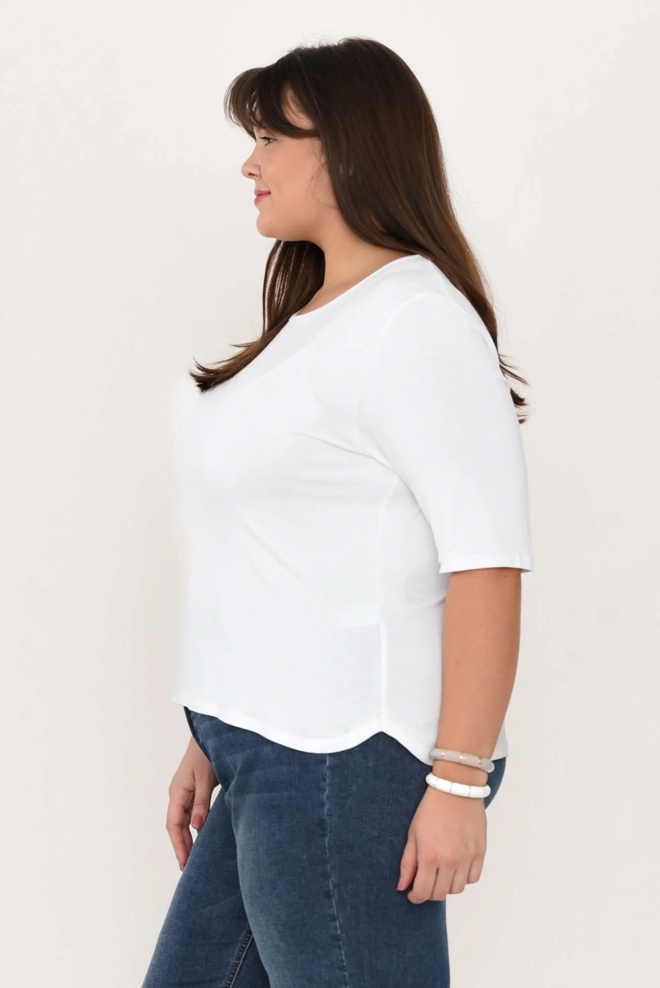 Sophie White Bamboo Top - Image 11