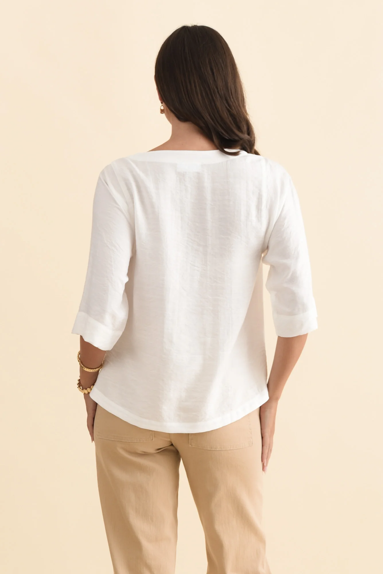 Tommy Ivory Side Split Top - Image 4