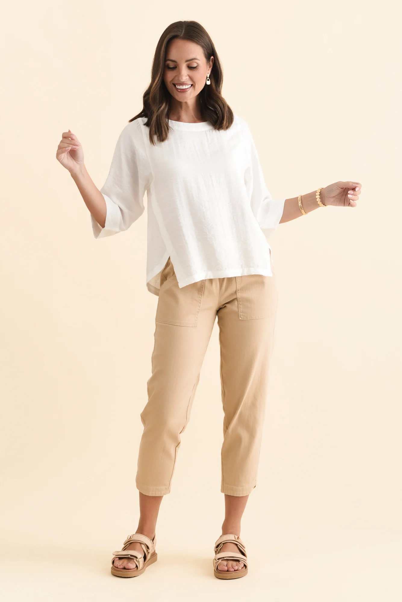 Tommy Ivory Side Split Top - Image 6