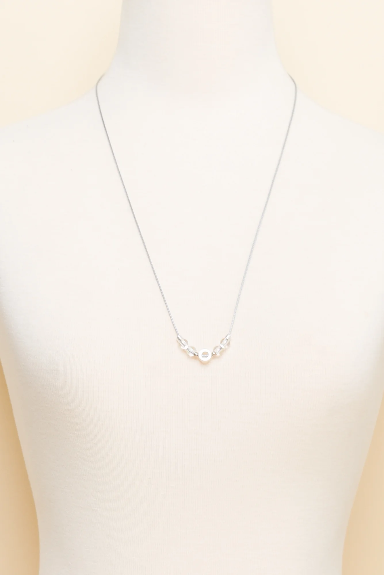 Valera Silver Beaded Necklace - Image 2